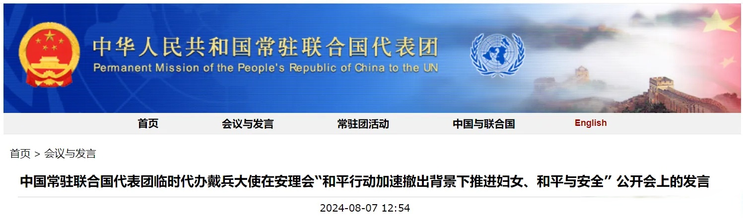 中国常驻联合国副代表：中方支持加快落实《全球数字契约》